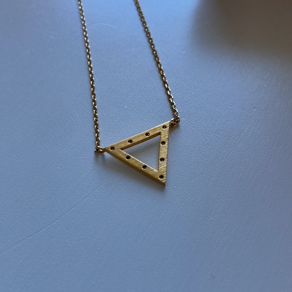 Lulu’s Finding Balance Gold Rhinestone Necklace - Picture 6 of 7